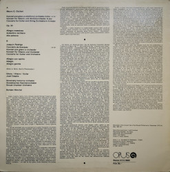 Jozef Zsapka, Mauro G. Giuliani, Joaquín Rodrigo, Slovak Chamber Orchestra, Bohdan Warchal ‎– албум Concerto In A Major Op. 30 / Concierto De Aranjuez - Img 3