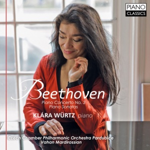 Klara Wurtz,Czech Chamber Philharmonic Orchestra Pardubice,Vahan Mardirossian - BEETHOVEN: PIANO CONCERTO NO.3, PIANO SONATAS (1 x CD)