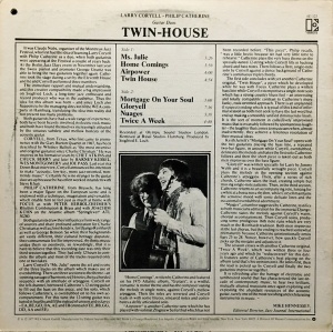 Larry Coryell - Philip Catherine – албум Twin-House - Img 2