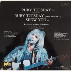 Melanie – сингъл Ruby Tuesday (Special Mix '89) - Img 2
