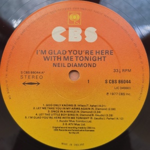 Neil Diamond – албум I'm Glad You're Here With Me Tonight - Img 2