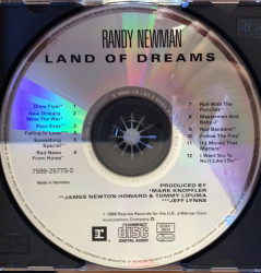 Randy Newman ‎– албум Land Of Dreams (CD) - Img 3
