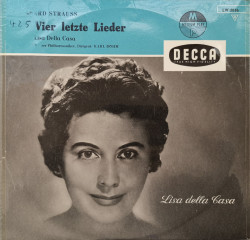 Richard Strauss – Lisa Della Casa, Wiener Philharmoniker, Karl Böhm ‎– албум Vier Letzte Lieder