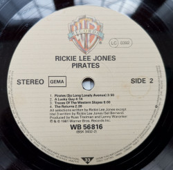 Rickie Lee Jones ‎– албум Pirates - Img 3