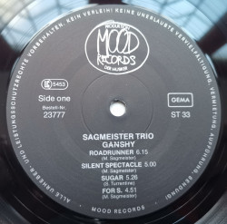 Sagmeister Trio – албум Ganshy - Img 3