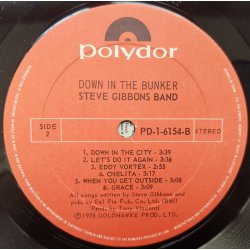 Steve Gibbons Band ‎– албум Down In The Bunker - Img 2