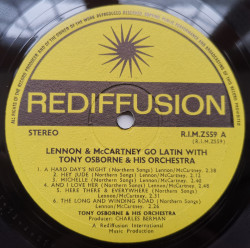 Tony Osborne & His Orchestra – албум Lennon & McCartney Go Latin With Tony Osborne - Img 3