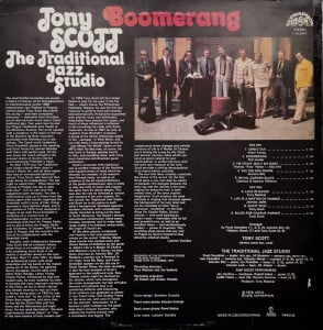 Tony Scott , The Traditional Jazz Studio – албум Boomerang - Img 2