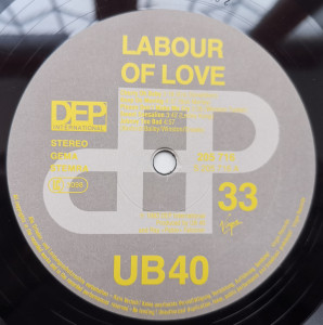 UB40 – албум Labour Of Love - Img 3