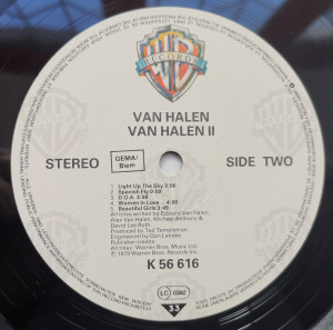 Van Halen – албум Van Halen II - Img 3