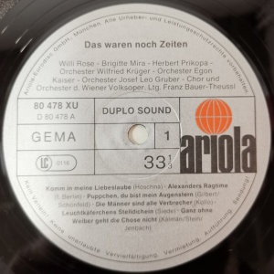 Various – албум Das Waren Noch Zeiten (Schlagerrückblende Von 1910 Bis 1933) - Img 2