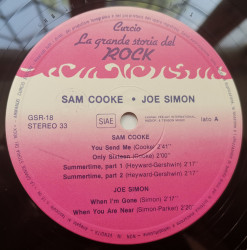 Various – албум Sam Cooke / Joe Simon / Lou Rawls / Joe Tex - Img 3
