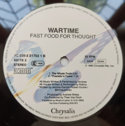 Wartime – албум Fast Food For Thought - Img 3