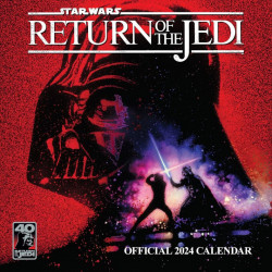 Календар - Star Wars Classic 2024 Square Wall Calendar - RETURN OF THE JEDI