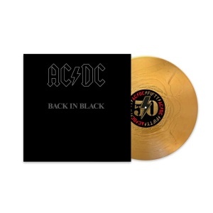 AC/DC – албум Back In Black (Gold Metallic, Limited Edition) (50th Anniversary edition)