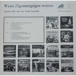 Antonin Béla Und Sein Violin-Ensemble ‎– албум Wenn Zigeunergeigen Weinen - Img 2