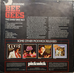 Bee Gees – албум In The Beginning - The Early Days Vol. 3 - Img 2
