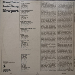 Count Basie, Lester Young – албум Count Basie And Lester Young At Newport - Img 3