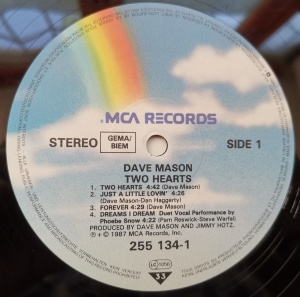 Dave Mason – албум Two Hearts - Img 3