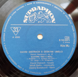 David Oistrach – албум In Prague - Img 3