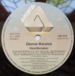 Dionne Warwick – албум Heartbreaker - Img 3