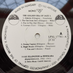 Duke Ellington – албум The Golden Era Of Jazz 3. - Live And Rare - Img 3