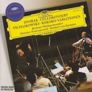 Dvořák / Tschaikowsky - Mstislav Rostropovich · Berliner Philharmoniker · Herbert von Karajan – Cellokonzert / Rokoko-Variationen (CD)
