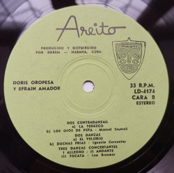 Efraín Amador ‎– албум Guitarra - Efrain Amador, Doris Oropesa - Img 3