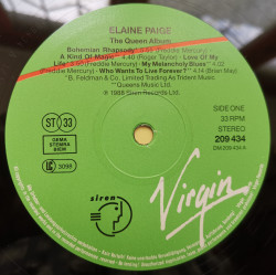 Elaine Paige – албум The Queen Album - Img 3