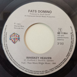 Fats Domino / The Texas Opera Company ‎– сингъл Whiskey Heaven / Beers To You - Img 3