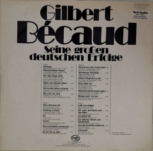Gilbert Bécaud – албум Seine Großen Deutschen Erfolge - Img 2