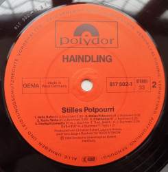 Haindling – албум Stilles Potpourri - Img 2