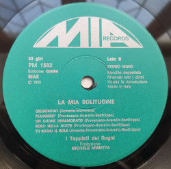 I Teppisti Dei Sogni – албум La Mia Solitudine - Img 3