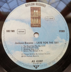 Jackson Browne – албум Late For The Sky - Img 3