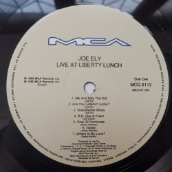 Joe Ely – албум Live At Liberty Lunch - Img 2