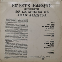 Juan Almeida – албум En Este Parque - Img 3