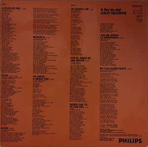 Julio Iglesias – албум A Flor De Piel - Img 2