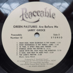 Larry Groce – албум Green Pastures Are Before Me - Img 2