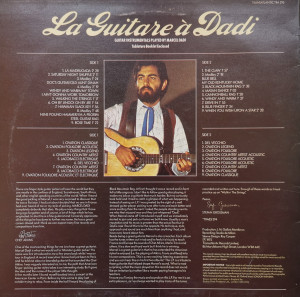 Marcel Dadi – албум La Guitare À Dadi - Img 3