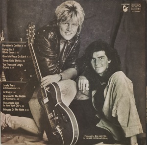 Modern Talking – албум In The Middle Of Nowhere (The 4th Album) - Img 2