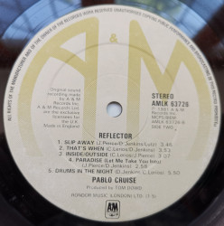 Pablo Cruise ‎– албум Reflector - Img 3