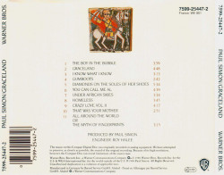 Paul Simon ‎– албум Graceland (CD) - Img 2