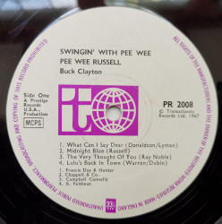 Pee Wee Russell With Buck Clayton – албум Swingin' With Pee Wee - Img 2
