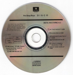 Pet Shop Boys ‎– албум Disco (CD) - Img 3