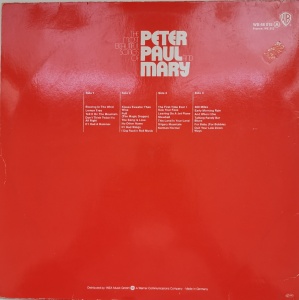 Peter, Paul and Mary – албум The Most Beautiful Songs Of Peter, Paul and Mary - Img 2