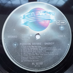 Pointer Sisters – албум Energy - Img 3