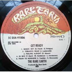 Rare Earth ‎– албум Get Ready - Img 2