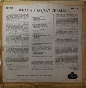 Ray Charles – албум What'd I Say - Img 3
