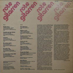 Rote Gitarren ‎– албум Rote Gitarren - Img 2