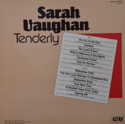Sarah Vaughan – албум Tenderly - Img 2